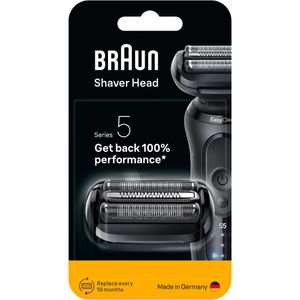 Produktbild für Scherkopf Braun 54B Ersatzscherteil, schwarz