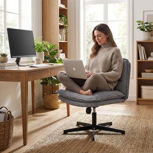 Produktbild für Loungesessel hJh-OFFICE Criss-Cross 20, 670693, dunkelgrau