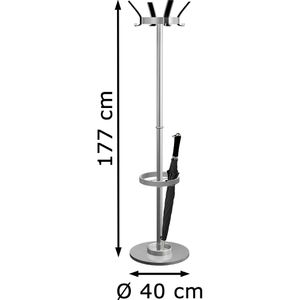 Produktbild für Garderobenständer Kerkmann New Public 6284, silber