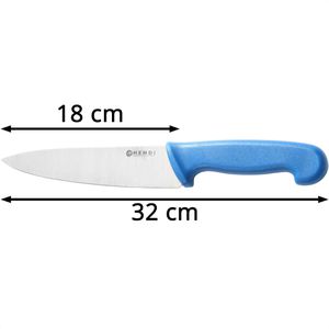 Produktbild für Kochmesser Hendi HACCP 842645, mit Kunststoffgriff blau