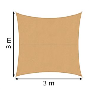 Produktbild für Sonnensegel Casa-Pura fd-8427, sand, quadratisch
