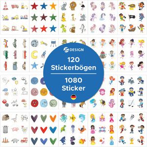Sticker Zweckform Z-Design 51027, Kinder