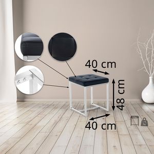Produktbild für Sitzhocker CLP Barci, 1027801, bis 115 kg