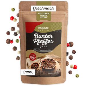 Produktbild für Pfeffer Monte-Nativo Premium Qualität, ganze Körner, bunt