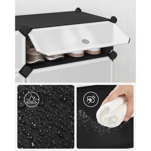 Produktbild für Schuhregal Songmics LPC010BZ01, aus Kunststoff