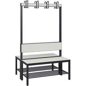 Produktbild für Umkleidebank CP-Möbel 8060-210, Sitzfläche Holz, 100 cm