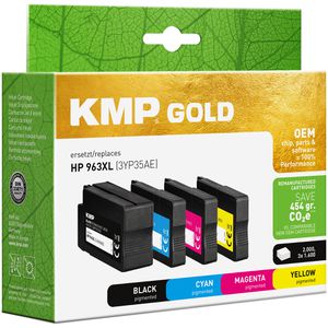 Produktbild für Tinte KMP Gold für HP 963XL Multipack