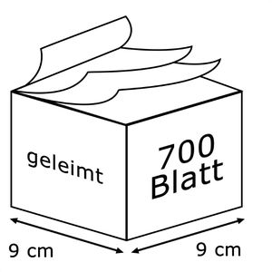 Produktbild für Zettelklotz Westcott E-733182 00, geleimt