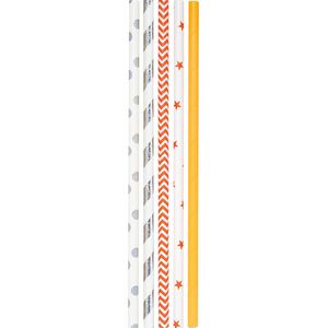 Produktbild für Strohhalme Folia Glowy Magic 12595, aus Papier