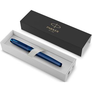 Produktbild für Füller Parker IM Monochrome Blue PVD, Feder M