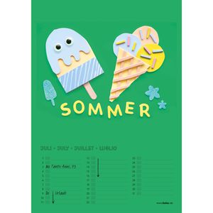 Produktbild für Fotokalender Folia Bastelkalender jahresunabhängig