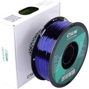 Produktbild für Filament eSUN PETG, blau transparent