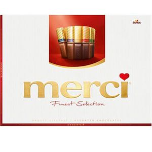 Pralinen Merci Finest Selection Große Vielfalt, 54 Stück