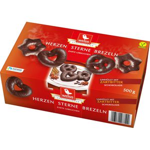 Lebkuchen Weiss Herzen Brezeln Sterne