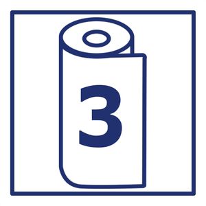 Produktbild für Küchenrolle Gut&amp;Günstig design edition, Jumborolle, 3-lagig