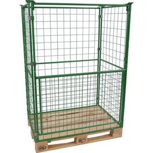 Produktbild für Palettenaufsatz HMH 16006017S1, grün, Stahl
