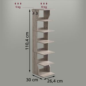 Produktbild für Schuhregal Vasagle LBS200L01, aus Holz