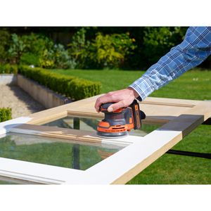 Produktbild für Exzenterschleifer Black+Decker BDCROS18-QW, Akku