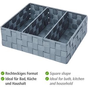 Produktbild für Aufbewahrungskorb Wenko Adria 3 Fächer