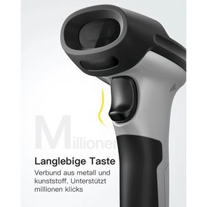 Produktbild für Barcode-Scanner Inateck BCST-72_gray, kabellos
