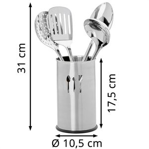 Produktbild für Küchenhelfer-Set Relaxdays 10020843, mit Behälter