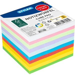 Zettelklotz Stylex 43608, geleimt