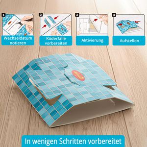 Produktbild für Silberfischfalle Aeroxon Silberfischchen-Köderfalle
