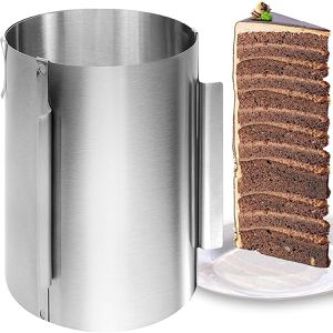 Tortenring 4smile Premium, backofenfest, aus Edelstahl