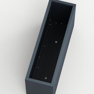 Produktbild für Pflanzkasten Herstera Cube M anthrazit