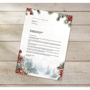 Produktbild für Weihnachtsbriefpapier Sigel DP686, Scandinavian Snow