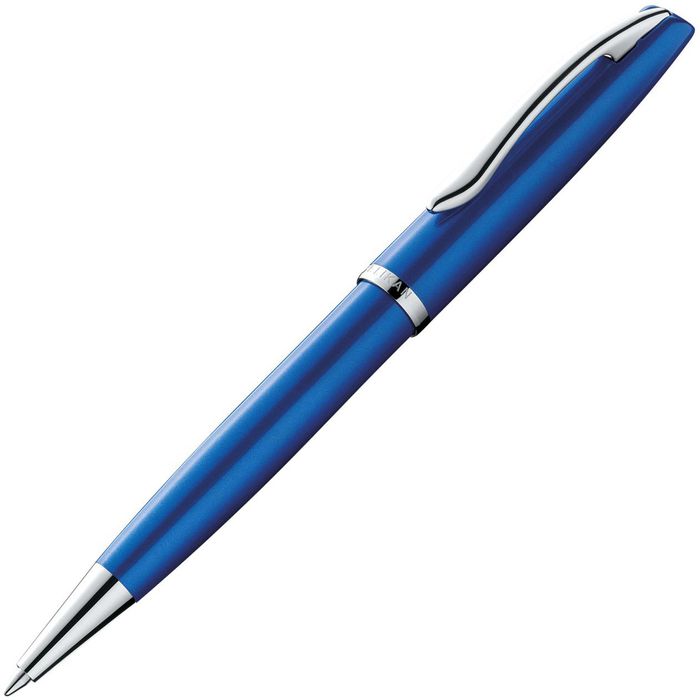 Pelikan Kugelschreiber saphire 821667, Böttcher Schreibfarbe Noble blau K36, Elegance, AG Metall, – Jazz blau