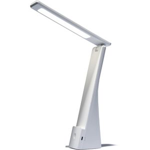 Produktbild für Schreibtischlampe EinLicht Tafel, silber, LED, dimmbar