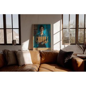 Produktbild für Wandbild Sinus-Art Wake. Sip. Rule.