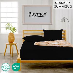 Produktbild für Spannbettlaken Buymax Jersey, 120 x 200 cm