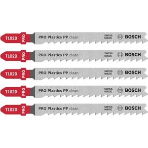 Stichsägeblätter Bosch PRO Plastics PP clean T102D