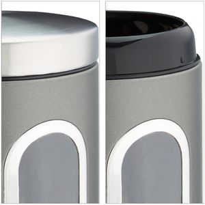 Produktbild für Vorratsdose Relaxdays 10027647, aus Metall