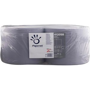 Produktbild für Putztuchrolle Papernet 412058, aus Zellstoff, blau