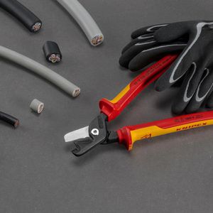 Produktbild für Kabelschere Knipex StepCut XL 9518225, bis 120mm², VDE-geprüft