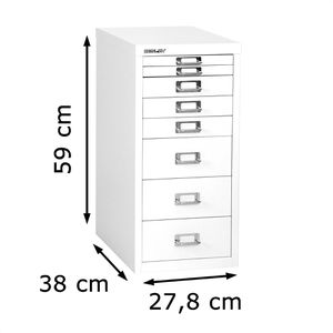 Produktbild für Schubladenschrank Bisley MultiDrawer, aus Metall