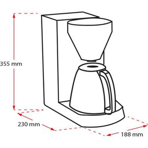 Produktbild für Kaffeemaschine Melitta 1017-08 Enjoy Top Therm, Thermoskanne