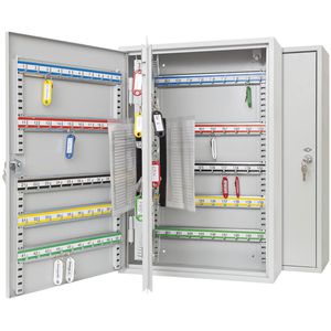 Schlüsselkasten Wedo 10272037, grau, mit Zylinderschloss