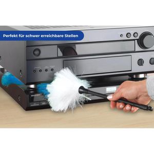 Produktbild für Staubwedel Maximex Set, blau, 3-teilig