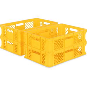 Produktbild für Eurobox Alpha-Paletten gelb, 29 Liter, lebensmittelecht