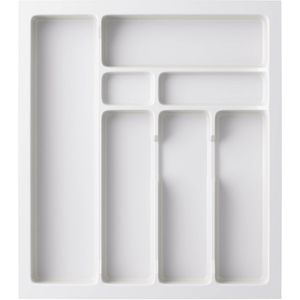 Produktbild für Besteckkasten Sossai Divio, weiß, aus Kunststoff