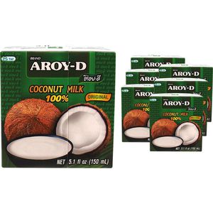 AROY-D Kokosmilch ca. 17 bis 19% Fett, je 150ml, 6 Stück