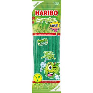 Produktbild für Fruchtgummis Haribo Spaghetti Apple Sour