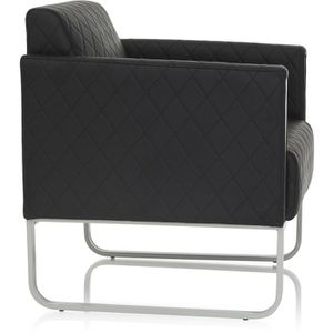 Produktbild für Loungesessel hJh-OFFICE ARUBA STEP, schwarz