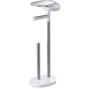 Produktbild für Toilettenpapierhalter JosephJoseph EasyStore, weiß / verchromt