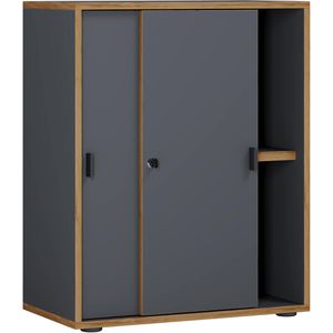Produktbild für Schiebetürenschrank VCM Salia 920733, Holz