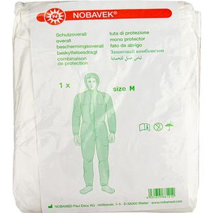 Produktbild für Schutzanzug Nobamed Nobavek-Coverall, weiß